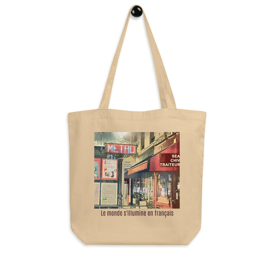 Eco Tote Bag - Le Monde S'illumine (Métro)