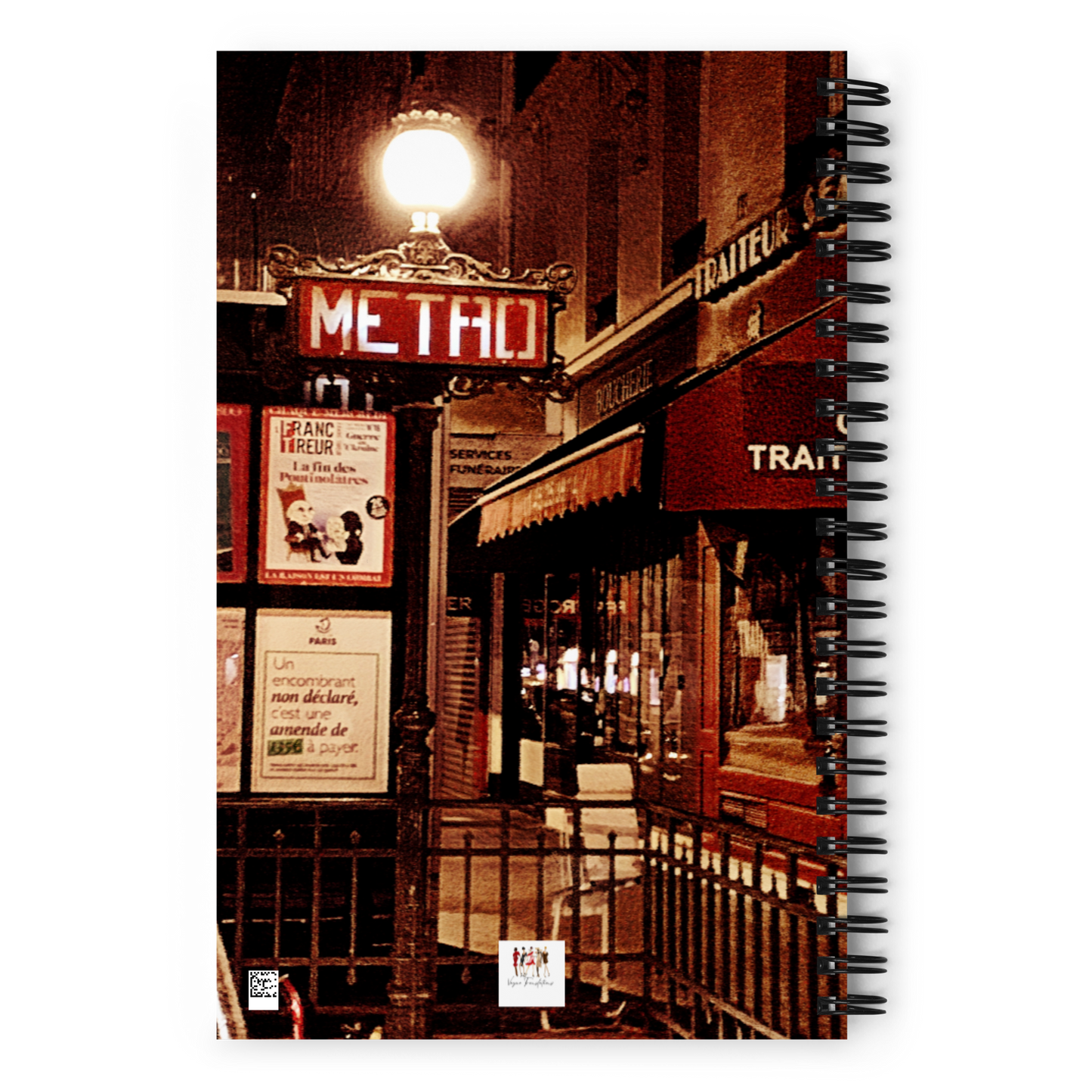 Spiral Dot Grid Notebook (Métro)