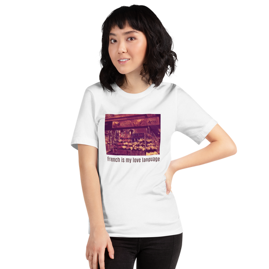 Unisex t-shirt - Love Language (Roses)